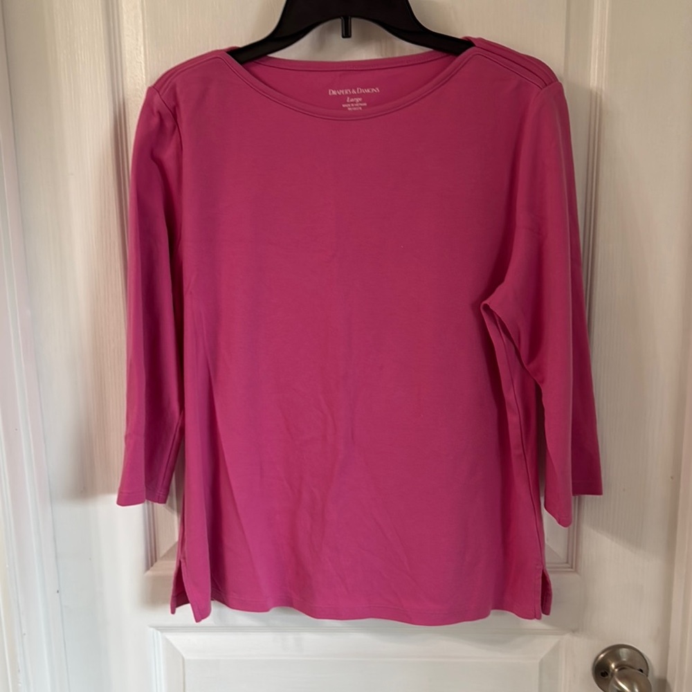 Draper’s &Damon’s Women's Pink Top
